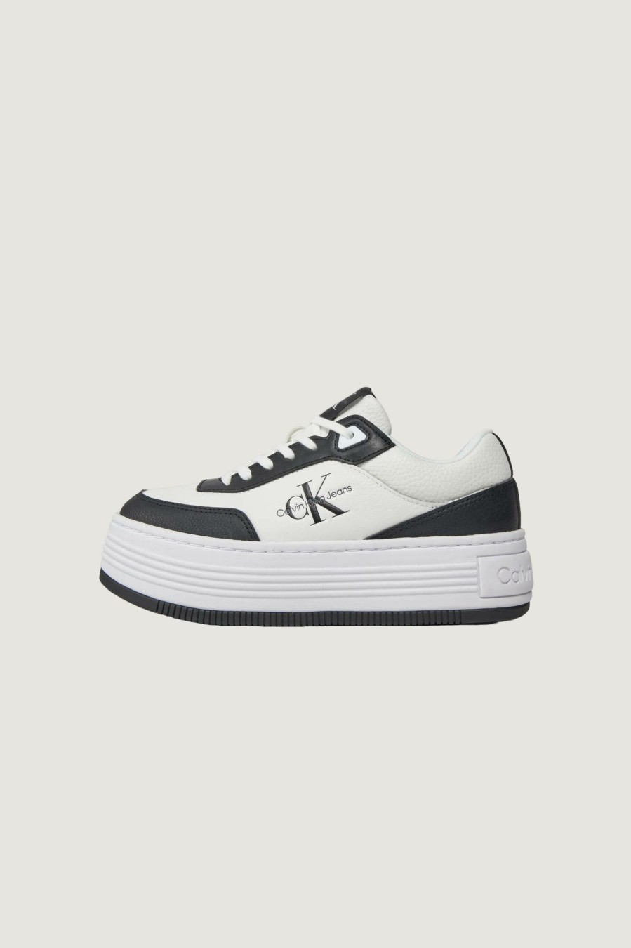 Donna Calvin Klein | Sneakers Calvin Klein Bold Flatf Low Lace Black-White