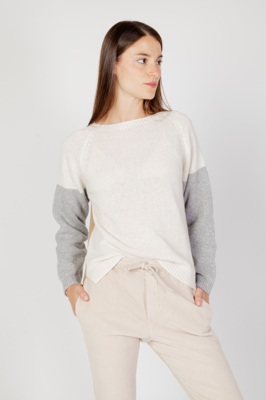 Donna Hanny Deep | Maglione Hanny Deep - Crema