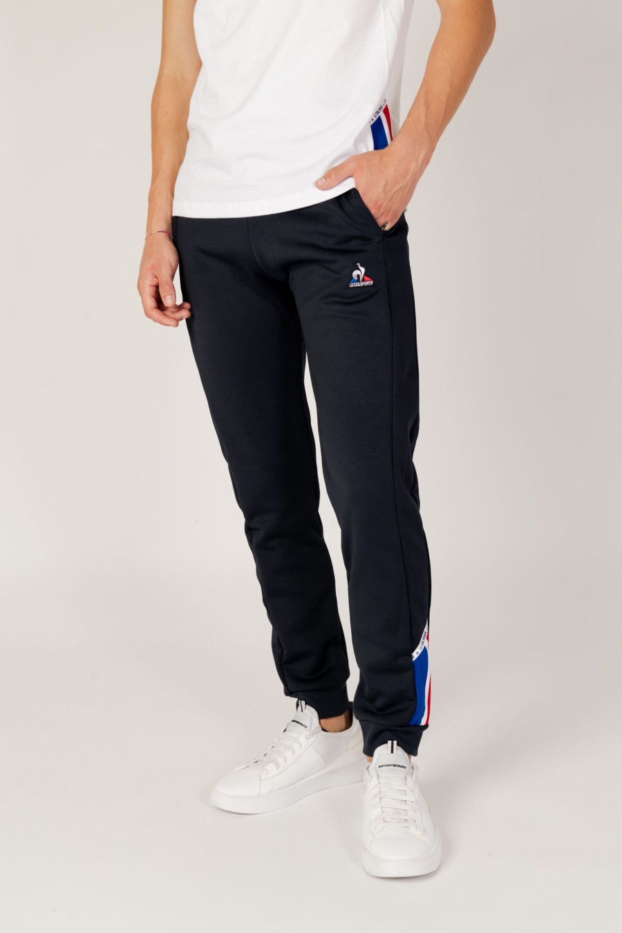 Uomo Le Coq Sportif | Pantaloni Sportivi Le Coq Sportif - Blu