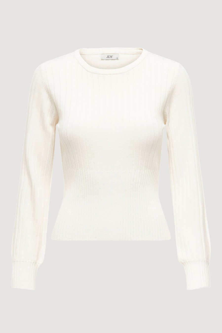 Donna Jacqueline de Yong | Maglia Jacqueline De Yong Jdyprime Life L/S O-Neck Rib Pullov. Knt Panna