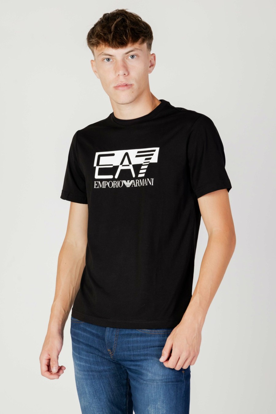 Uomo EA7 | T-Shirt Ea7 Nero