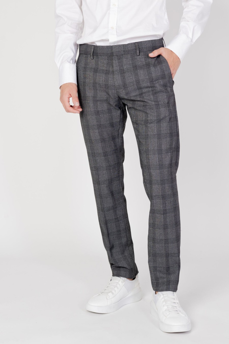 Uomo Antony Morato | Pantaloni Da Completo Antony Morato Bonnie Slim Fit In Nero