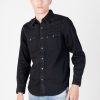 Uomo Levi's® | Camicia Manica Lunga Levi'S® Barstow Western Standard Nero