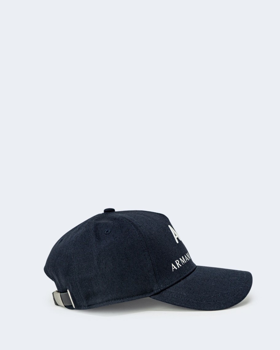 Uomo Armani Exchange | Cappello Con Visiera Armani Exchange Baseball Blu