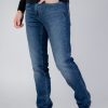 Uomo Gas | Jeans Slim Gas Albert Simple Rev Denim Scuro