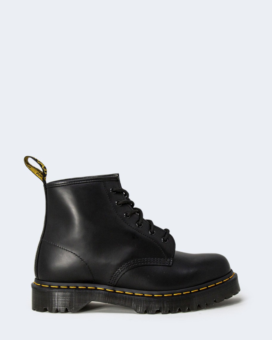 Uomo Dr. Martens | Anfibi Dr. Martens 101 Bex Black Smooth Nero