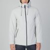 Uomo Aquascutum | Parka Aquascutum Active Shell Mid Parka Grigio Chiaro