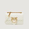 Donna Pinko | Borsa Pinko Love One Mini Dc Sheep Nappa Bianco