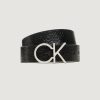 Donna Calvin Klein | Cinta Calvin Klein Re-Lock Ck Logo Belt 30Mm Nero