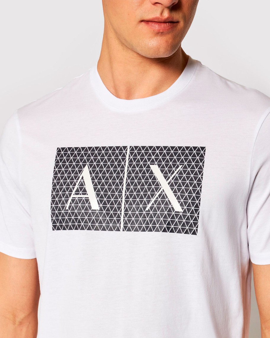 Uomo Armani Exchange | T-Shirt Armani Exchange Bianco