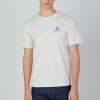 Uomo Aquascutum | T-Shirt Aquascutum Active Small Logo Grigio Chiaro