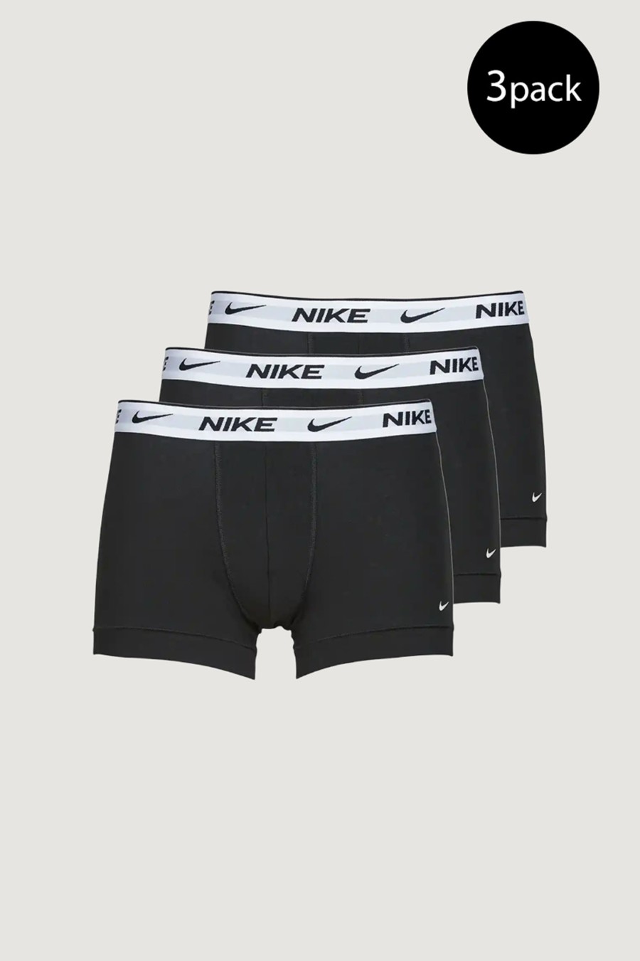 Uomo Nike | Boxer Nike Trunk 3Pk Nero