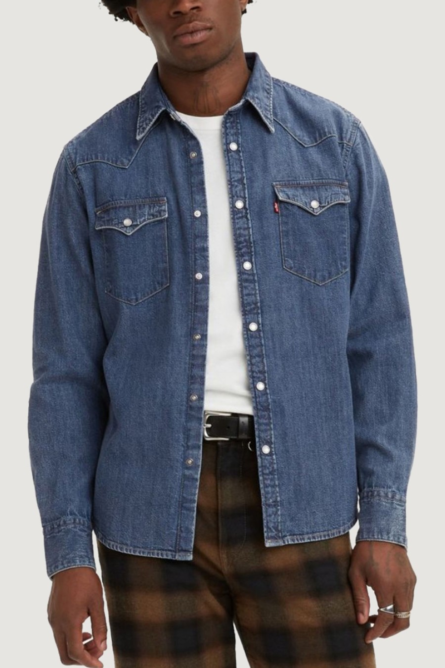 Uomo Levi's® | Camicia Manica Lunga Levi'S® Barstow Western Standard Denim