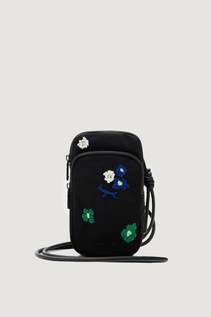 Donna Desigual | Borsa Desigual Mone_Flori Flannel Delphine Nero