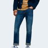 Uomo Jack Jones | Jeans Slim Jack Jones Jjitim Jjoriginal Am 782 50Sps Noos Blue Denim Scuro