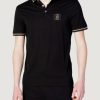 Uomo Armani Exchange | Polo Manica Corta Armani Exchange Nero