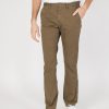 Uomo Tommy Hilfiger | Pantaloni Tapered Tommy Hilfiger Austin Chino Verde Oliva