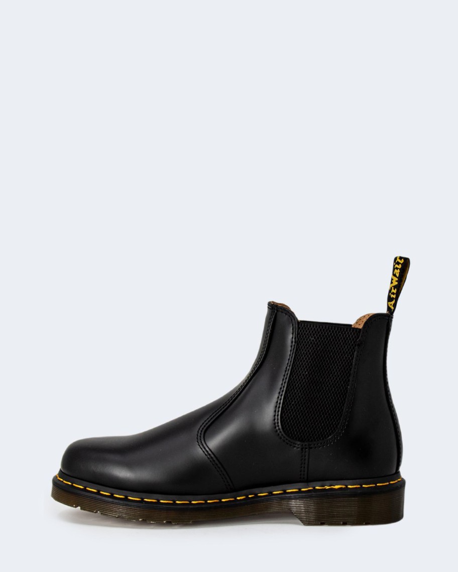 Uomo Dr. Martens | Stivaletti Dr. Martens 2976 Smooth Chelsea Nero