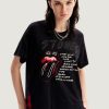 Donna Desigual | T-Shirt Desigual Rolo-The Rolling Nero