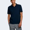 Uomo Jack Jones | Polo Manica Corta Jack Jones Jjebasic Ss Noos Blue Scuro