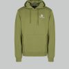 Uomo Aquascutum | Felpa Con Cappuccio Aquascutum Active Small Logo Hoodie Fleece Verde Oliva