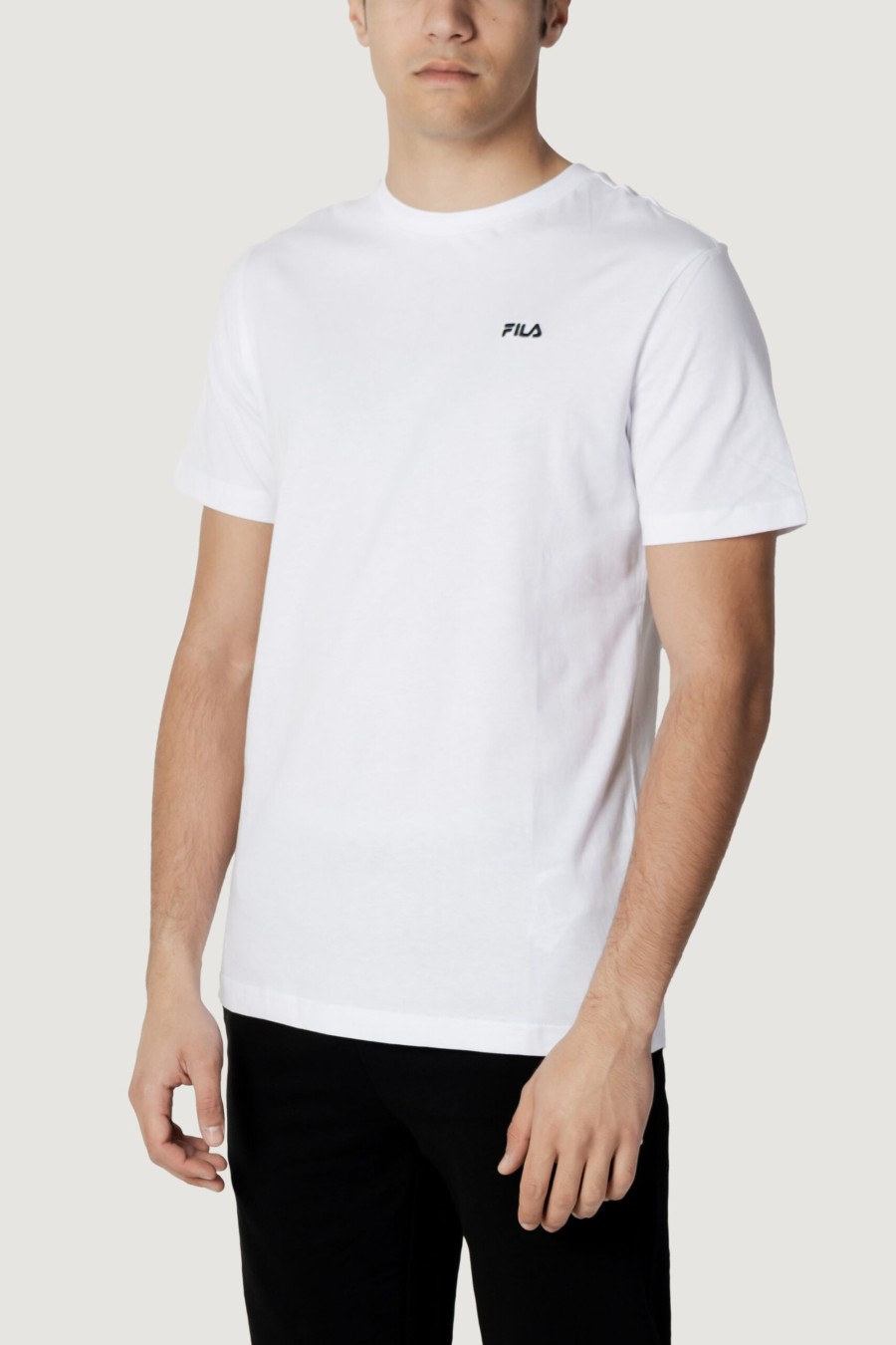 Uomo Fila | T-Shirt Fila Berloz Bianco