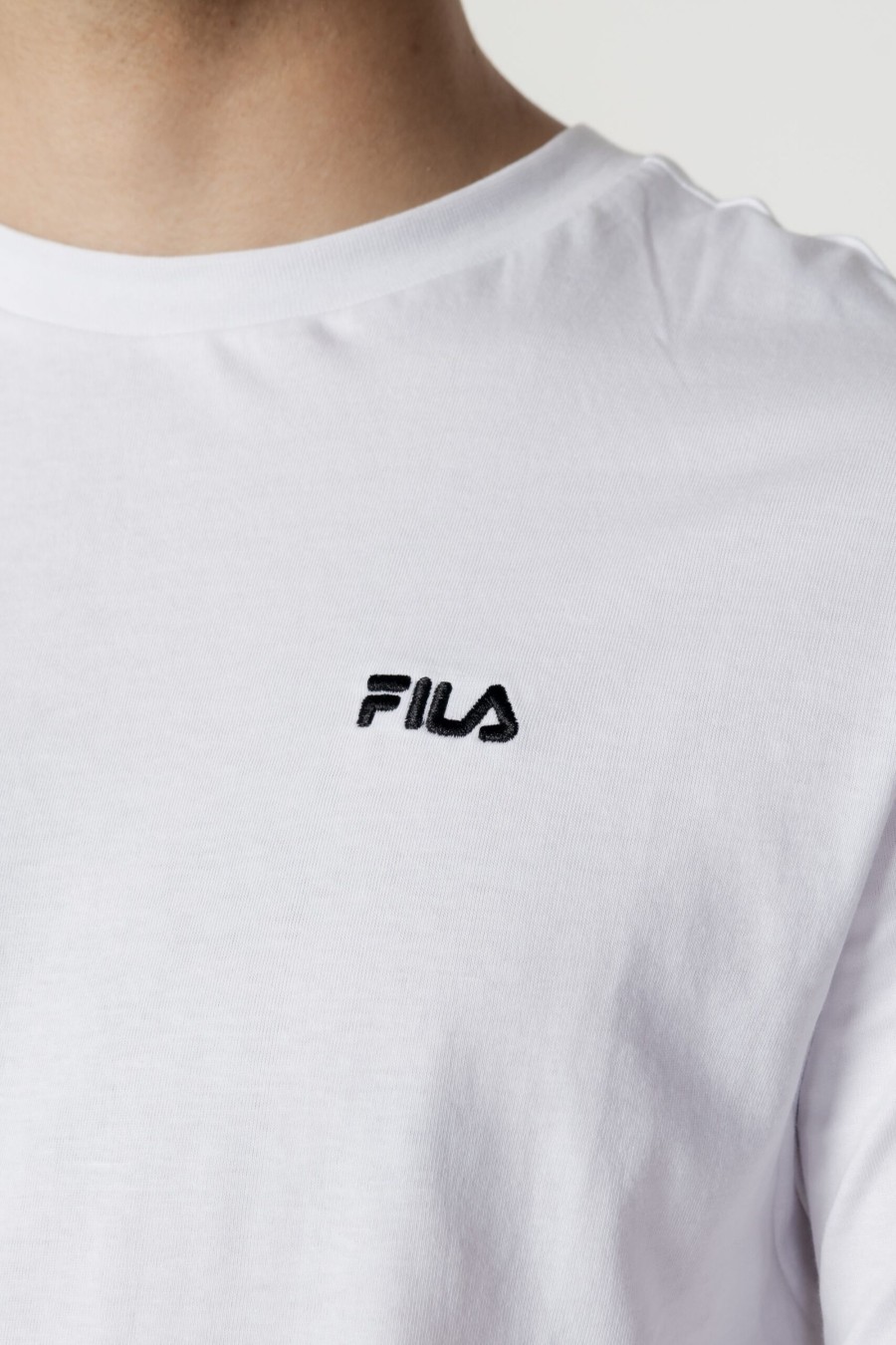 Uomo Fila | T-Shirt Fila Berloz Bianco