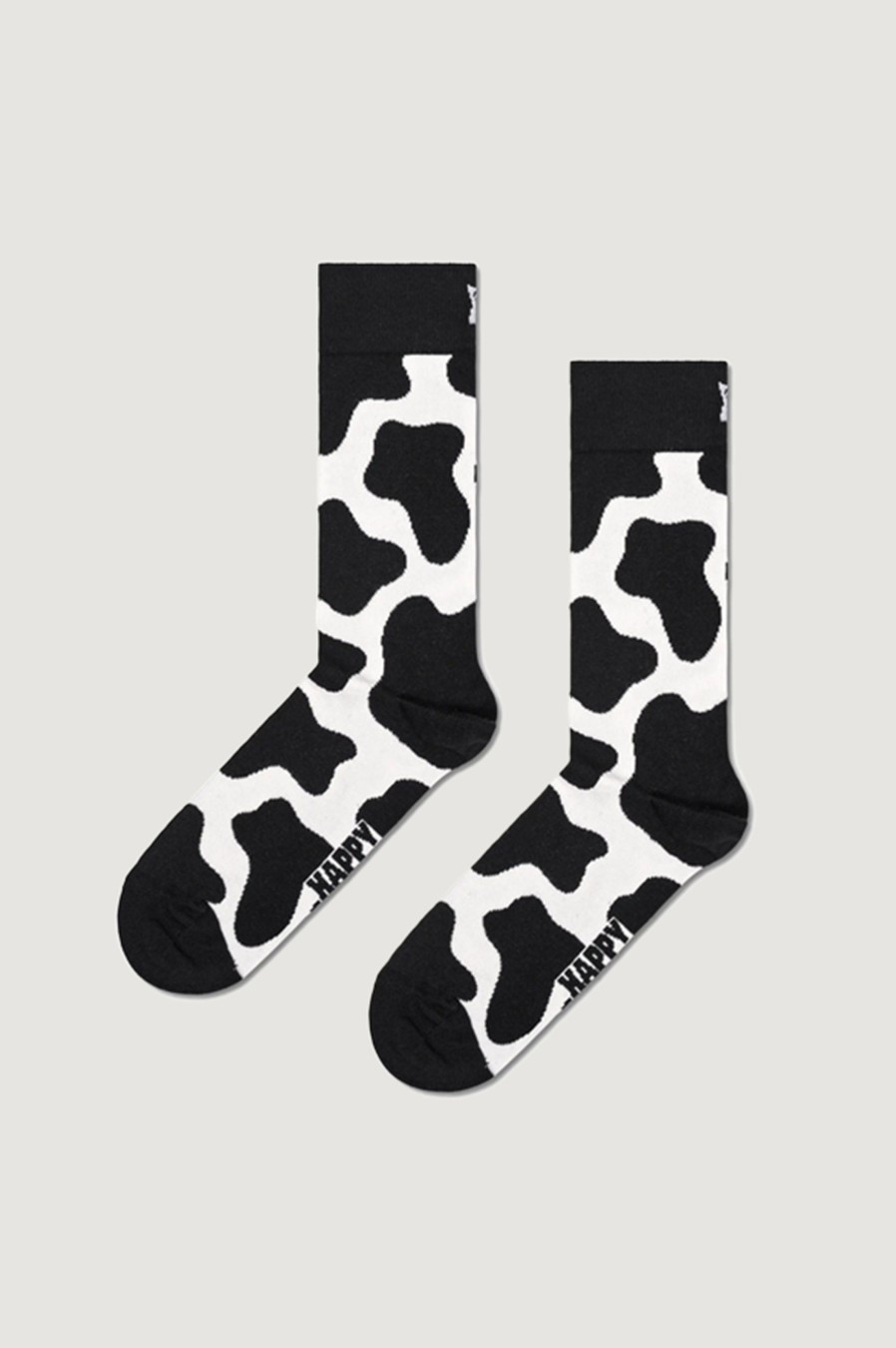 Donna Happy Socks | Calzini Happy Socks Cow Nero