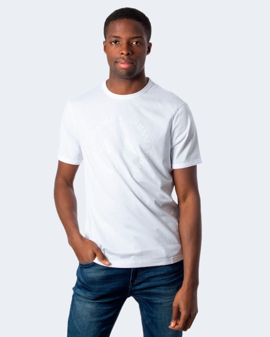 Uomo Armani Exchange | T-Shirt Armani Exchange Bianco