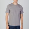 Uomo Aquascutum | T-Shirt Aquascutum Active Small Logo Pocket Grigio