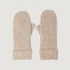 Donna Vero Moda | Guanti Vero Moda Vmluca Rib Mittens Ga Beige