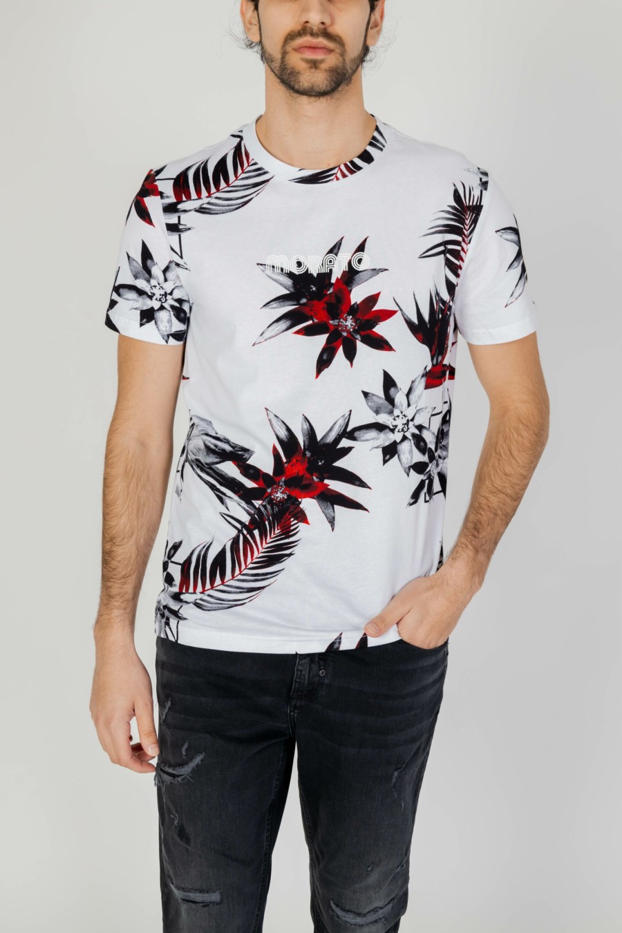 Uomo Antony Morato | T-Shirt Antony Morato Bianco