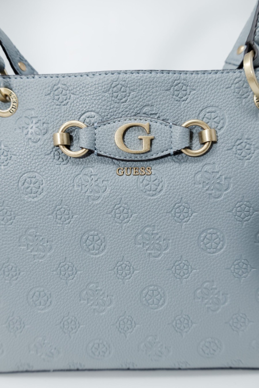 Donna Guess | Borsa Guess Izzy Peony Noel Tote Denim Chiaro