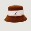 Uomo Kangol | Berretto Kangol Bermuda Stripe Bucket Marrone