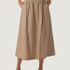 Donna Vero Moda | Longuette Vero Moda Vmcilla Hw Ankle Wvn Beige