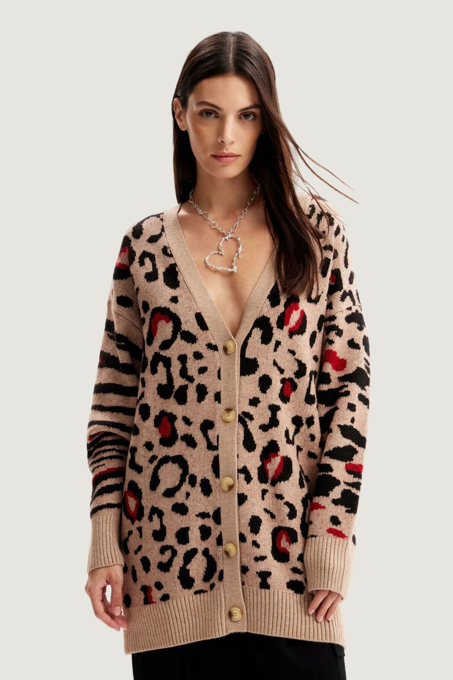 Donna Desigual | Cardigan Desigual Marilyn Beige