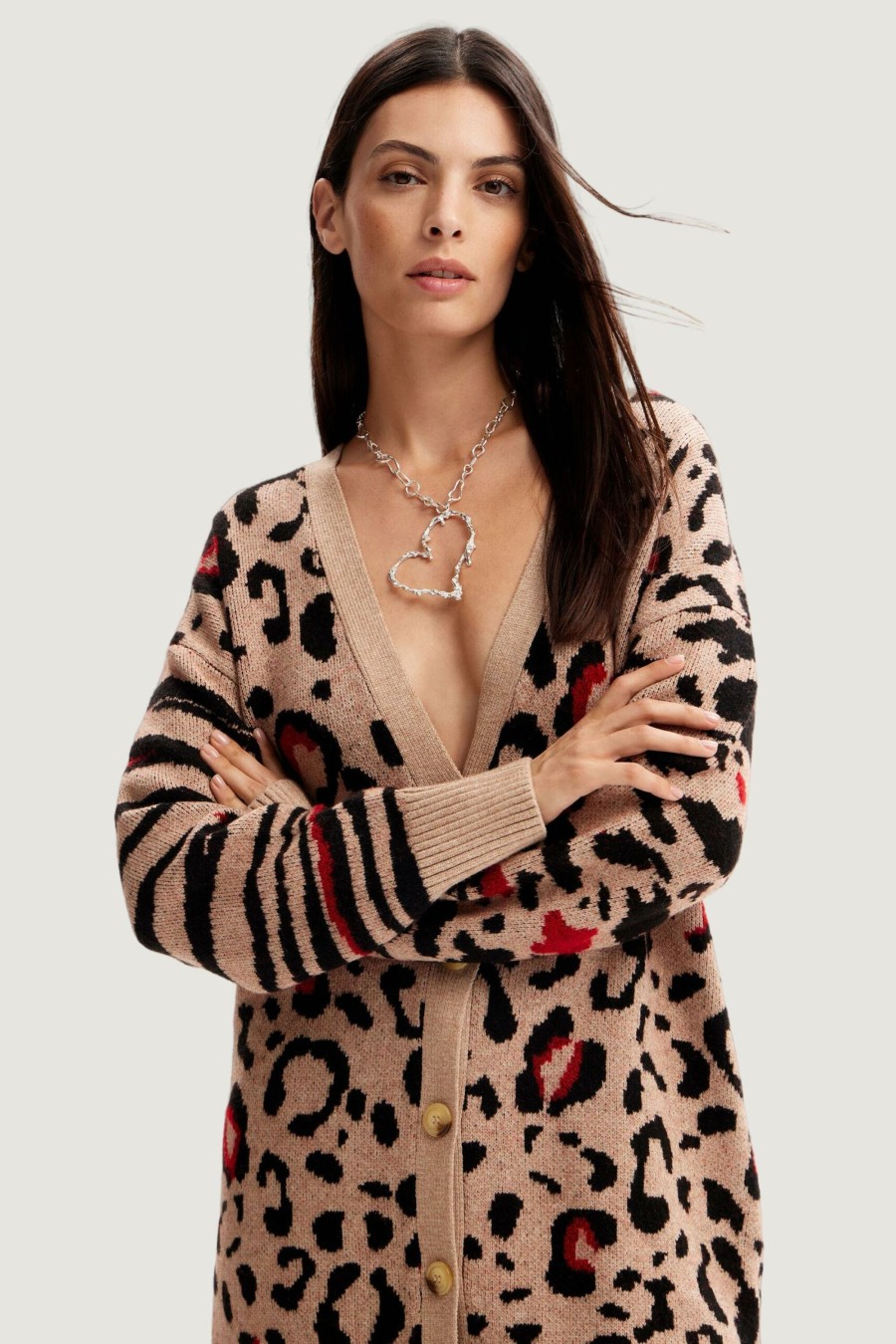 Donna Desigual | Cardigan Desigual Marilyn Beige