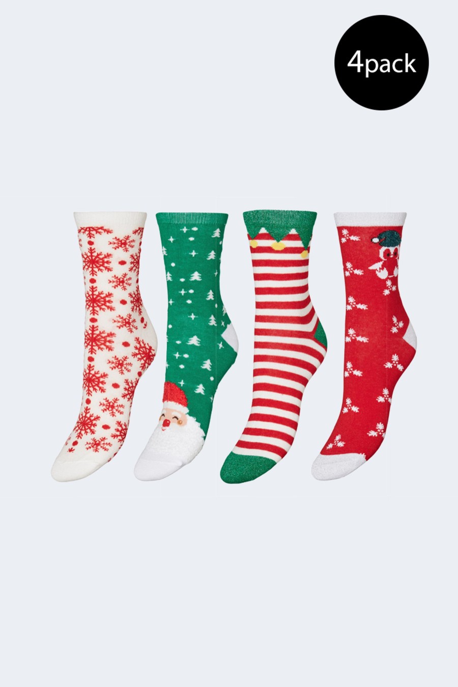 Donna Vero Moda | Calzini Vero Moda Vmelf Socks Giftbox Verde