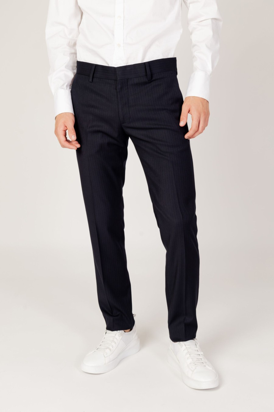 Uomo Antony Morato | Pantaloni Da Completo Antony Morato Bonnie Slim Fit In Blu