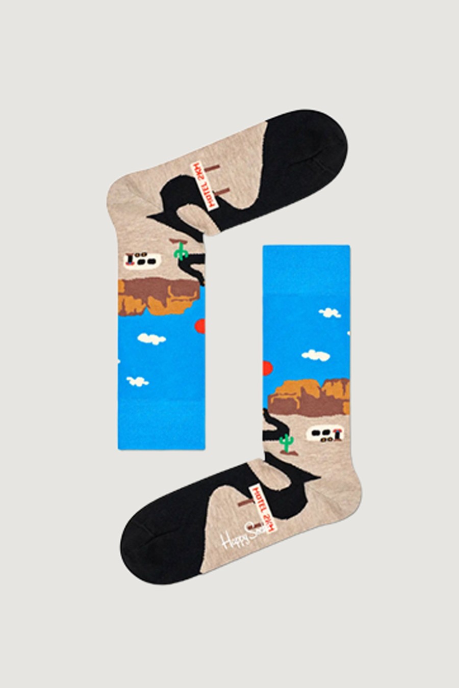 Donna Happy Socks | Calzini Happy Socks Roadtrip Sock Celeste