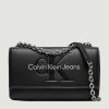 Donna Calvin Klein | Borsa Calvin Klein Sculpted Ew Flap Conv25 Mono Nero