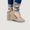 Donna Espadrilles | Scarpe Con Tacco Espadrilles Colin Fou Kangaroo Grigio