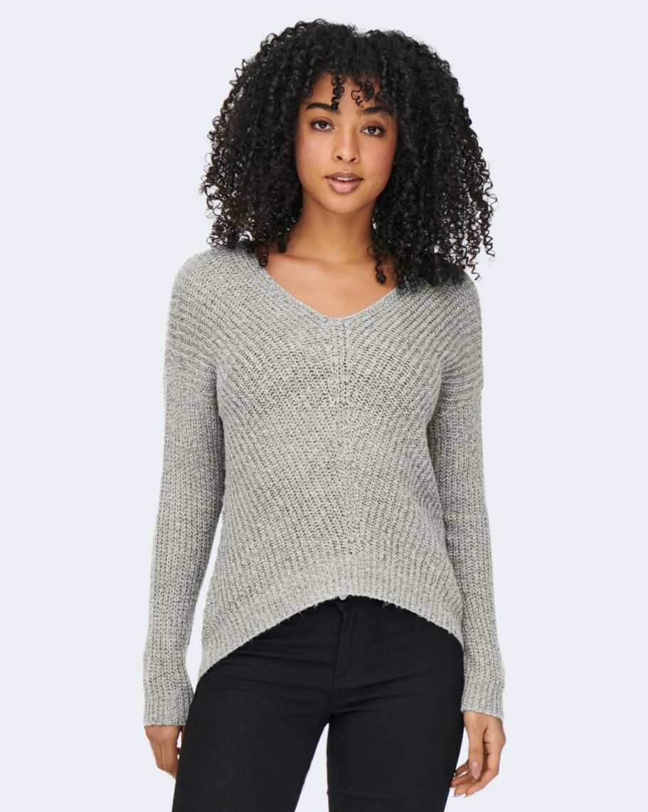 Donna Jacqueline de Yong | Maglione Jacqueline De Yong Jdynew Megan L/S Knt Noos Grigio