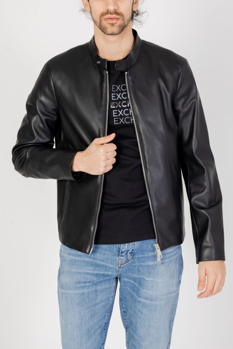 Uomo Armani Exchange | Giacchetto Armani Exchange Nero