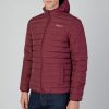 Uomo Aquascutum | Giacchetto Aquascutum Active 100Gr Hooded Jacket Bordeaux