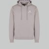 Uomo Aquascutum | Felpa Con Cappuccio Aquascutum Active Small Logo Hoodie Fleece Grigio