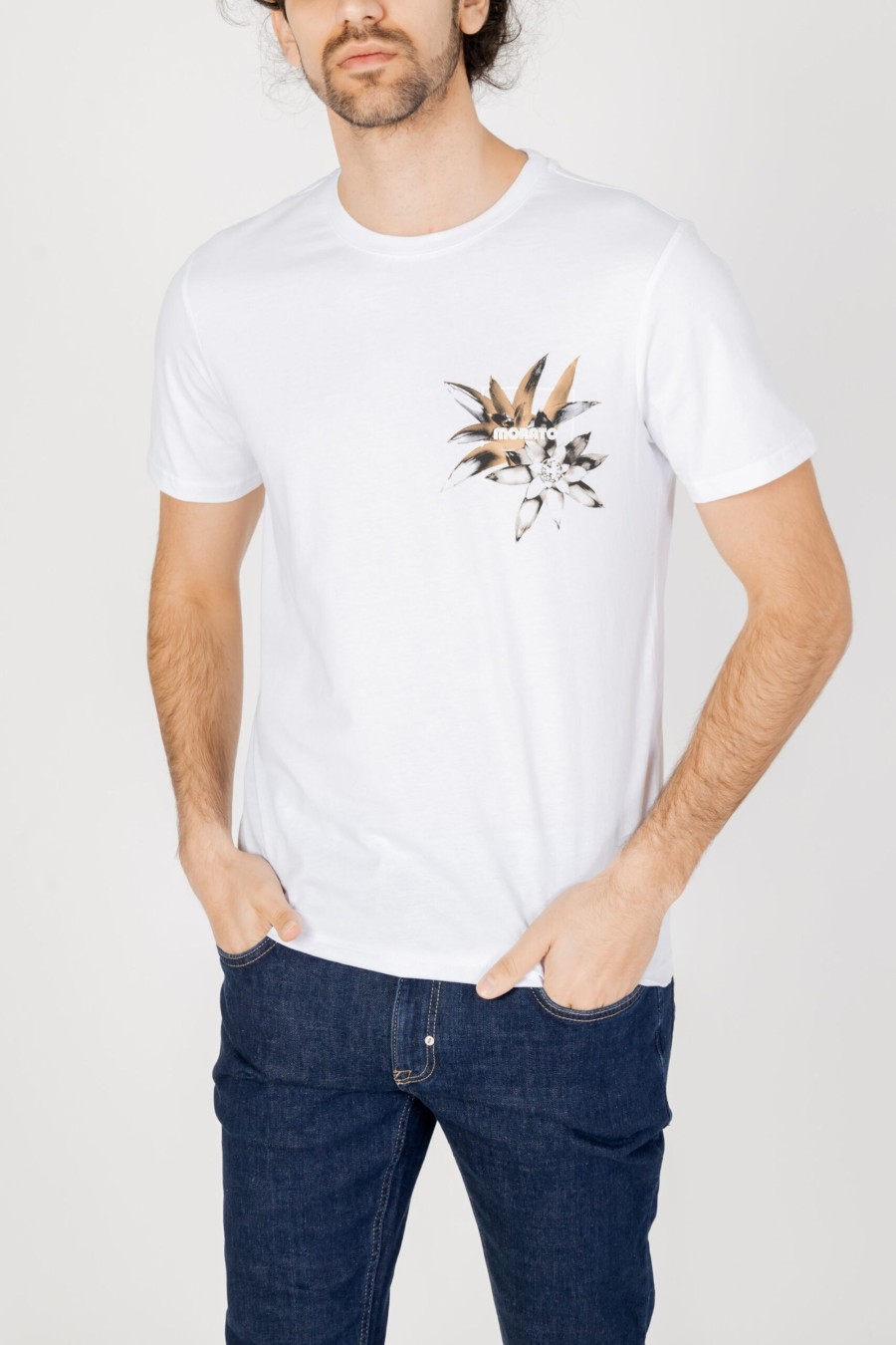 Uomo Antony Morato | T-Shirt Antony Morato Bianco