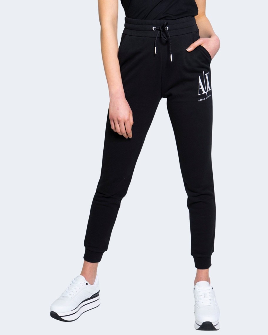 Donna Armani Exchange | Pantaloni Sportivi Armani Exchange Trouser Nero