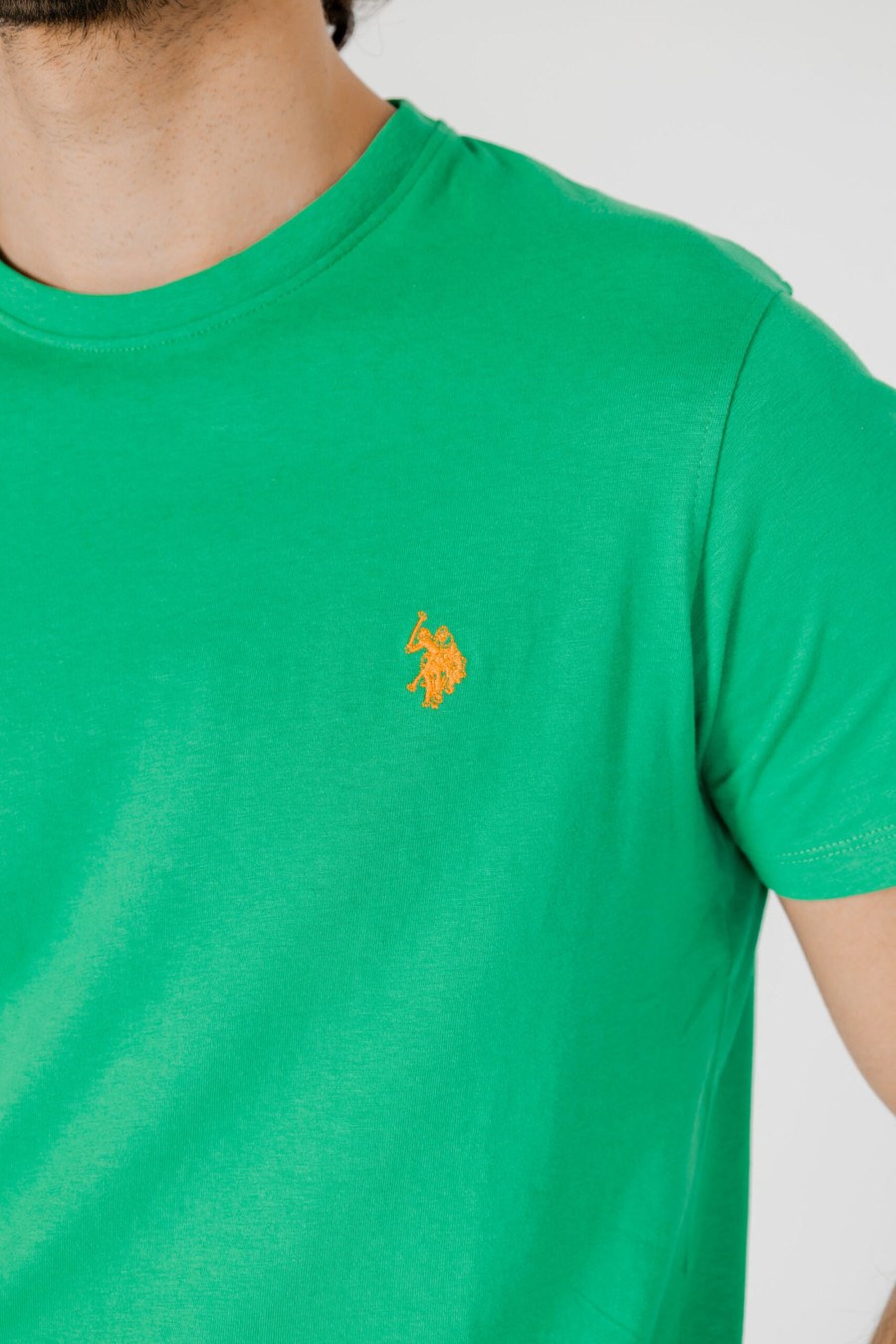 Uomo U.S. Polo Assn. | T-Shirt U.S. Polo Assn. Mick Verde