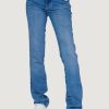 Donna Guess | Jeans Mom Guess Sexy Straight Denim Chiaro